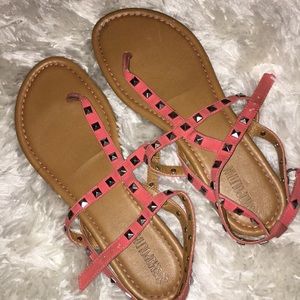 Studded Peach Women’s Sandals